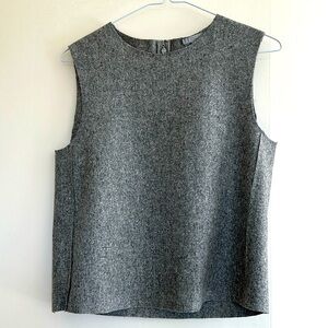 COS Grey Wool sleeveless Top